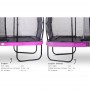 Батут Exit Elegant Premium Purple 214x366 см с сеткой Deluxe
