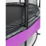 Батут Exit Elegant Premium Purple 427 см з сіткою Deluxe