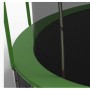 Батут FitToSky Green 183 см с внутренней сеткой и лестницей