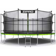 Батут Zipro Jump Pro 496 см з внутрішньою сіткою і драбинкою